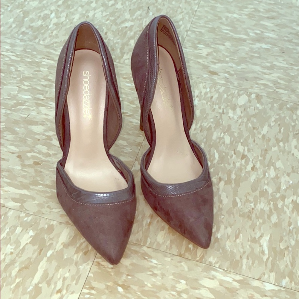 Brown stilettos